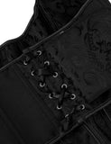 Black 13 Pieces Plastic Bones sexy corset