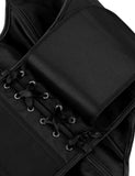 Black 13 Pieces Plastic Bones sexy corset