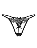 Sexy Women Mesh Thong With Bow