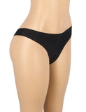 Black Seamless Ice Silk Four Layers Leak-Proof Period Thong