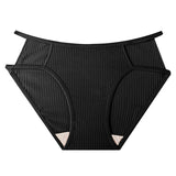 Black & Nude Sexy Women Panties With Hallow Cut On Two Sides