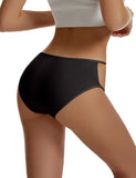 Black & Nude Sexy Women Panties With Hallow Cut On Two Sides