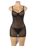 Sexy Mesh Strappy Lingerie Egypt With A Lace-Up Back