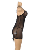 Sexy Egypt Mesh Strappy Lingerie With A Lace-Up Back (