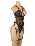 Black Sexy Lace See Through Police Egypt Cosplay Bondage Bodysuit Lingerie