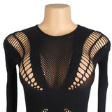 Black Stretchy Fishnet Bodystocking Egypt