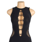 Sexy Sleeveless Hollow Cut Long Bodystocking Egypt