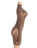 Brown Sexy Long Sleeves Bodystocking Egypt