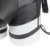 Black Sexy PU Leather See Through Men Briefs