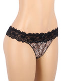 High Quality Leopard Sexy Floral Lace Panty Egypt