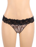 High Quality Leopard Sexy Floral Lace Panty Egypt