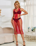 Sexy Fishnet Hollow Out Long Lingerie Egypt Bodystocking