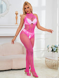 Lace and Fishnet Turtleneck Bodystocking Egypt