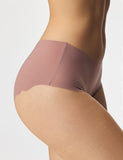 Sexy Ice Silk Wavy Edge Seamless Panty