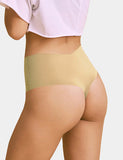 Sexy Ice Silk High Waist Seamless Panty