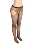 Sexy Rhinestone Crotchless Fishnet Pantyhose