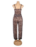 Leopard Egypt Lace Sleepwear Two-piece Set