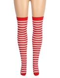 Christmas Red Striped Mesh Stockings Egypt