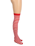 Christmas Red Striped Mesh Stockings Egypt