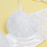 Sexy Egypt Lace Golden String Pattern Bra Set