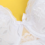 Black & White Sexy Lace Underwire Thin Padded Cup Bras For Women Egypt