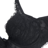 Black & White Sexy Lace Underwire Thin Padded Cup Bras For Women Egypt