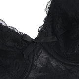 Black & White Sexy Lace Underwire Thin Padded Cup Bras For Women Egypt