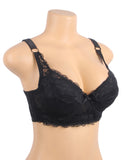 Black & White Sexy Lace Underwire Thin Padded Cup Bras For Women Egypt