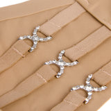 Pink & Brow & Black &  Sexy Swimsuit Cloth Rhinestones Seamless Panty Egypt