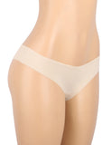 Nude & Black Sexy Ice Silk Low Waist Seamless Panty