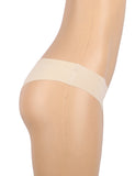 Nude & Black Sexy Ice Silk Low Waist Seamless Panty