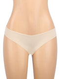 Nude & Black Sexy Ice Silk Low Waist Seamless Panty