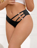 Pink & Brow & Black &  Sexy Swimsuit Cloth Rhinestones Seamless Panty Egypt