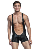 On Sale Black Sexy Leather Panty for Man