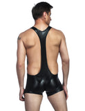 On Sale Black Sexy Leather Panty for Man