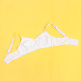 White & Black Sexy Mesh Jacquard Women Bra