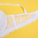 Wine High Quality Lace Comfortable T-shirt Bra