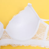 Wine High Quality Lace Comfortable T-shirt Bra