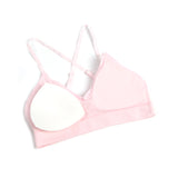 Pink Sexy Strawberry Embroidery Knitted Seamless Bra Set Egypt