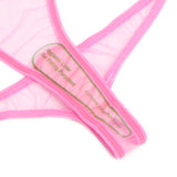 Pink Sexy See Through Mesh Metal Chain Long Sleeves Lingerie Egypt Set