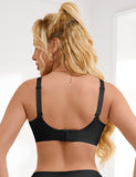 Sexy Crossover Mesh Jelly Stripe Soft Support Seamless Bra Egypt