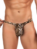 Green & Black Snakeskin Pattern Sexy Men's Thong