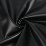 Red PU Leather Wide Shoulder Straps Heart Zipper Sexy Egypt Nightdress