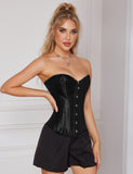 14 Pieces Plastic Bones Sexy Satin Tube Top Palace Style Corset