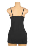Sexy Egypt Modal Lace Bow Suspender Nightdress Lingerie