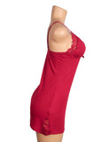 Sexy Egypt Modal Lace Bow Suspender Nightdress Lingerie