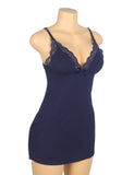 Sexy Egypt Modal Lace Bow Suspender Nightdress Lingerie