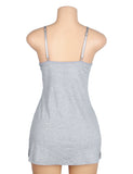 Sexy Egypt Modal Lace Bow Suspender Nightdress Lingerie