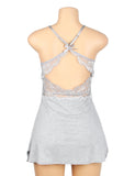 Sexy Egypt Modal Lace Backless Nightdress