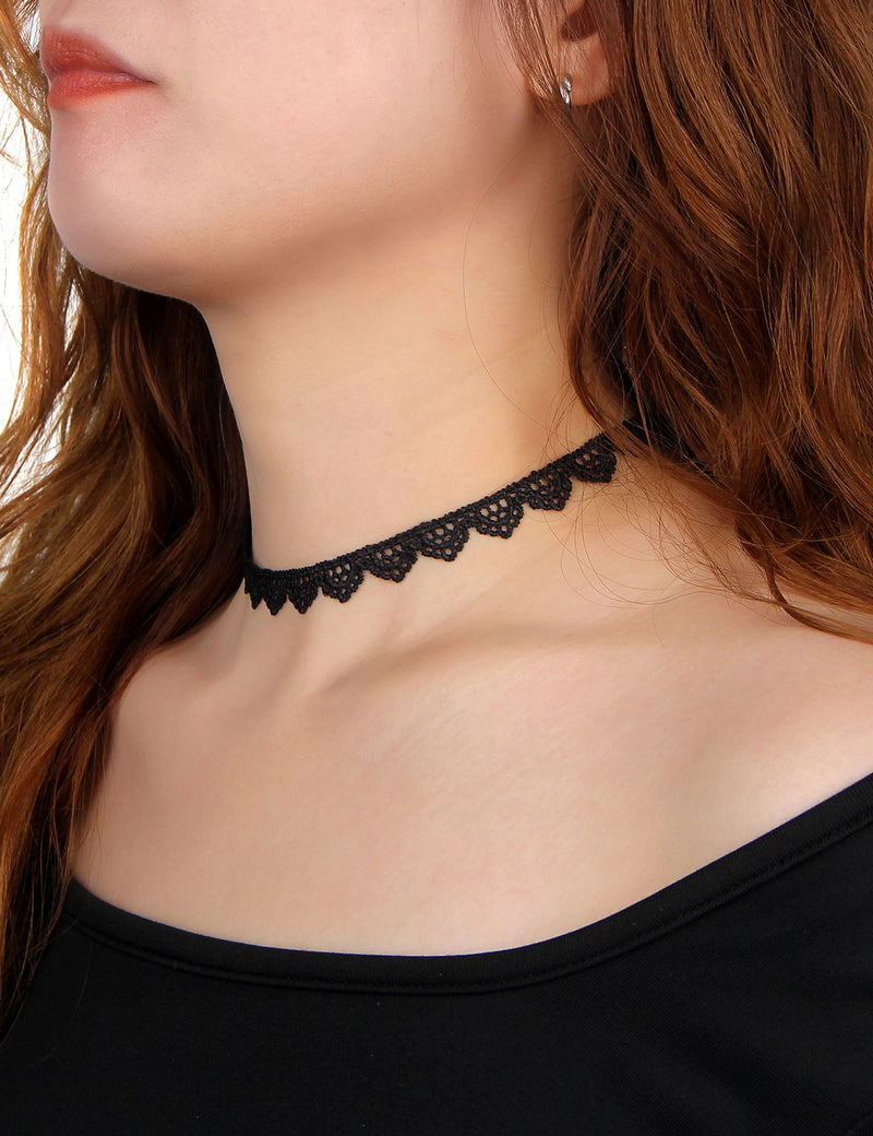 Black Sexy Lace Necklace